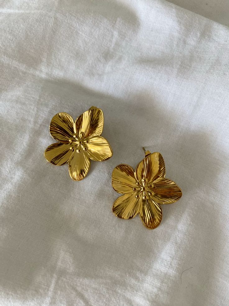Lot Bracelet & Boucles d'oreilles Fleur