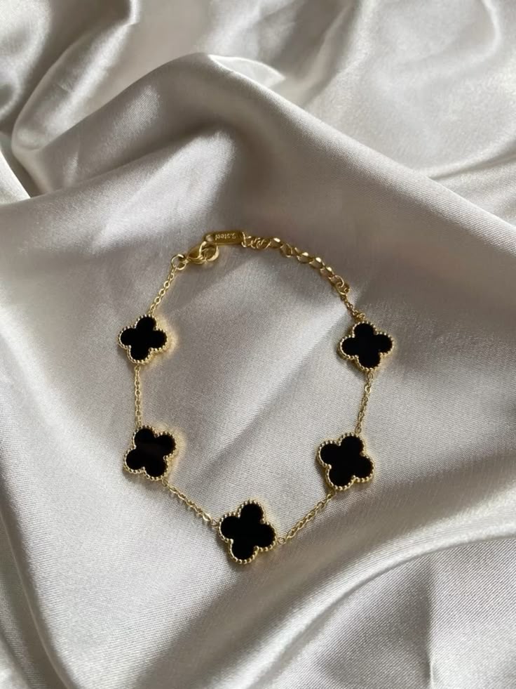 ✨ Lot Bracelet & Boucles Van Cleef – Acier Inoxydable
